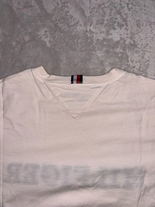 Camiseta Tommy Hilfiger Blanca Bordada