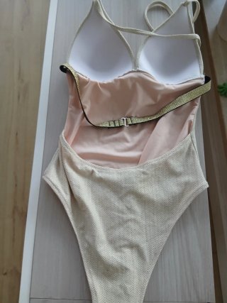Costume da bagno VIOLETTA beige oro