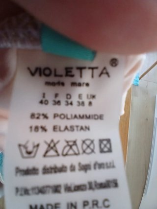 Costume da bagno VIOLETTA beige oro