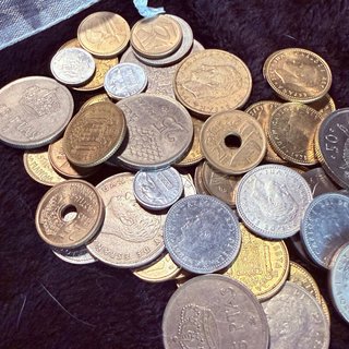 Kit Numismática | 50 monedas JCI y Protectores