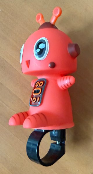 Timbre Bici Marcianito Rojo