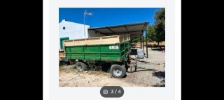 Remolque agrícola verde