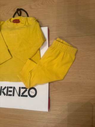 Camiseta KENZO manga larga+ legging NEXT 3-6 meses