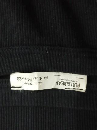 Vestito donna Pull&Bear nero