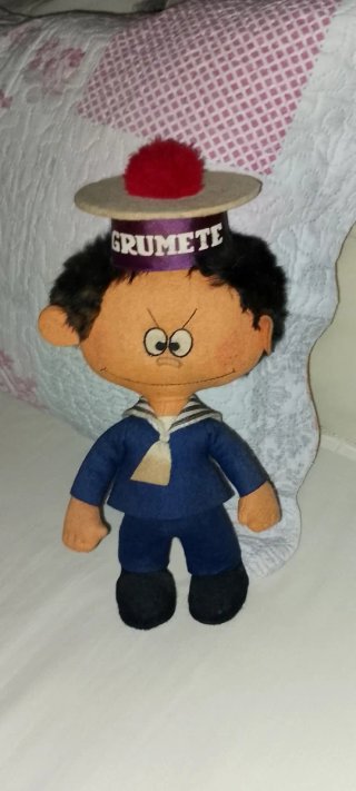 Muñeco publicitario "Grumete"  fieltro años 60/70