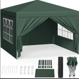 Carpa plegable impermeable 4 paredes