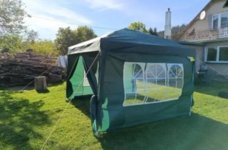 Carpa plegable impermeable 4 paredes