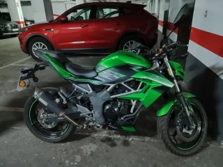 Kawasaki Z125 Verde
