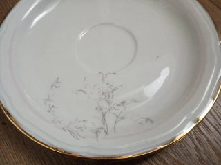 Vajilla Irabia Filo Oro Porcelana