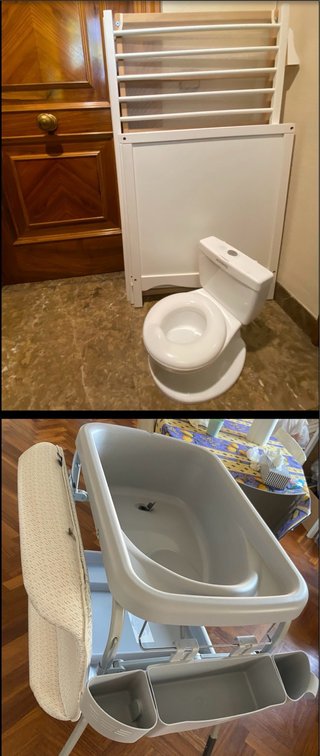 Pack Cuna, Cambiador Bañera y Orinal