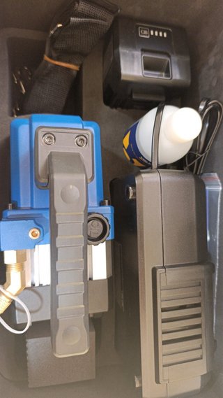 Bomba de vacío 18V a batería