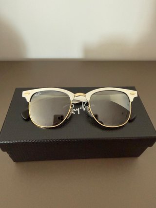 Gafas Ray-Ban Clubmaster Doradas y Plateadas