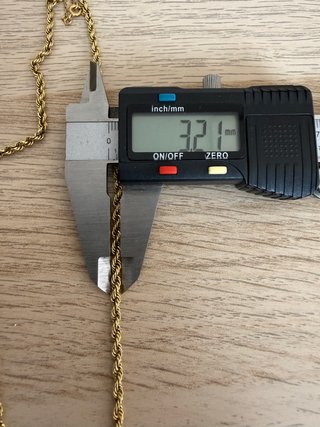 Cordón Salomónico Oro Amarillo 18K