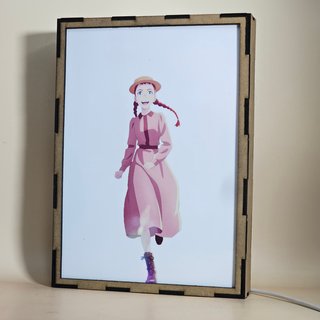 Lámpara LED Anne Shirley Ana Tejas Verdes