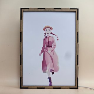 Lámpara LED Anne Shirley Ana Tejas Verdes
