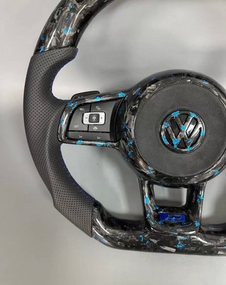 Volante Vw Golf 7 Carbono y Piel