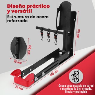 Soporte Bicicleta Pared Reforzado