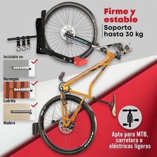 Soporte Bicicleta Pared Reforzado