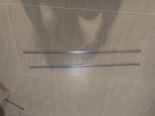 Sello inferior puerta ducha 80cm. 2 unidades.