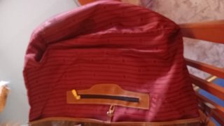 Bolso Louis Vuitton Marrón y Rojo