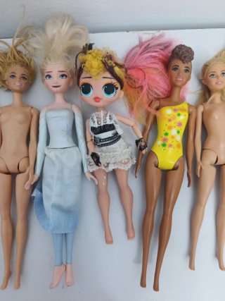 Lote 8 Muñecas Estilo Barbie