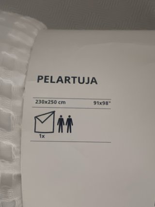 Colcha IKEA PELARTUJA Blanca