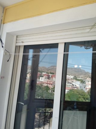Puerta balcón corredera dos hojas
