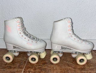 Patines de 4 ruedas blancos oxelo