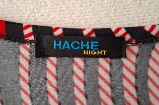 Vestido Hache de Inside,estampado círculos Talla S