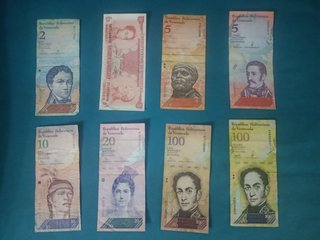 Lote 16 Billetes Venezuela Colección