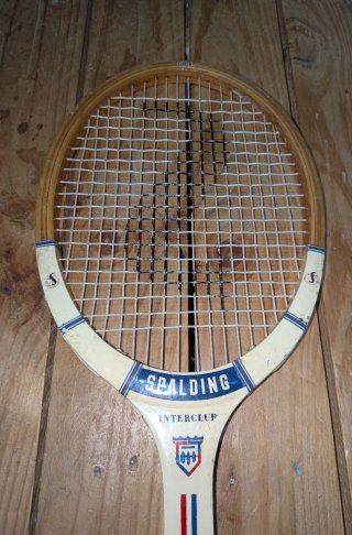 Raqueta tenis Spalding Interclub vintage