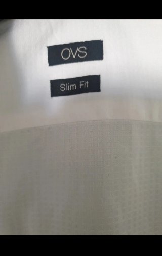 Camicia uomo OVS cotone bianca taglia M