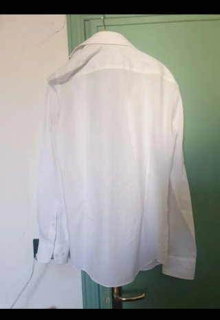 Camicia uomo OVS cotone bianca taglia M