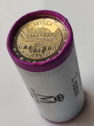 E3 Moneda 2 euro España 2024 Sevilla SC