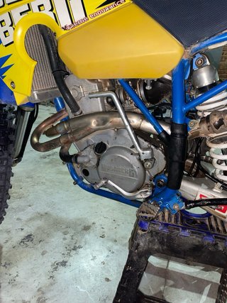 Husaberg FE450 Enduro/Motocross Azul/Amarillo