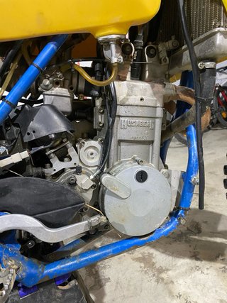 Husaberg FE450 Enduro/Motocross Azul/Amarillo