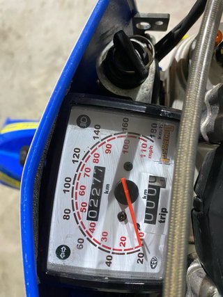 Husaberg FE450 Enduro/Motocross Azul/Amarillo