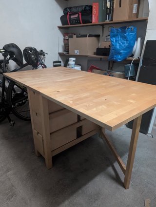 Mesa plegable Ikea Norden madera