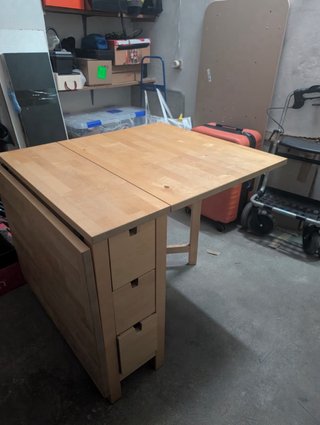 Mesa plegable Ikea Norden madera