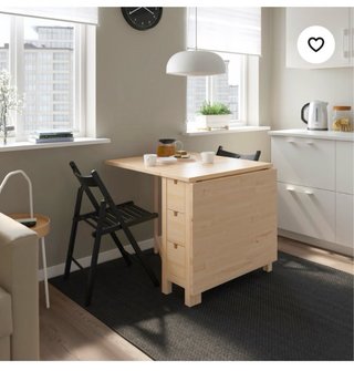 Mesa plegable Ikea Norden madera