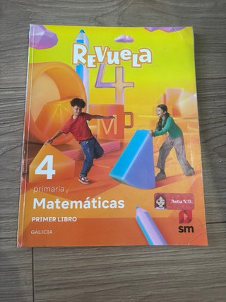 Libros de MATEMÁTICAS, 4 de primaria, Galicia