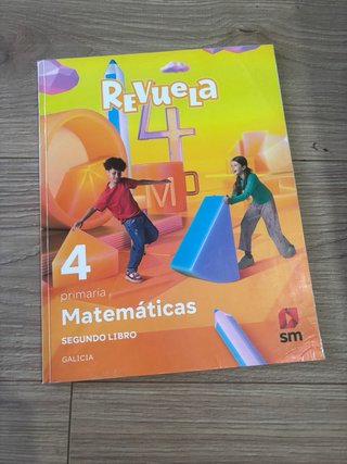 Libros de MATEMÁTICAS, 4 de primaria, Galicia