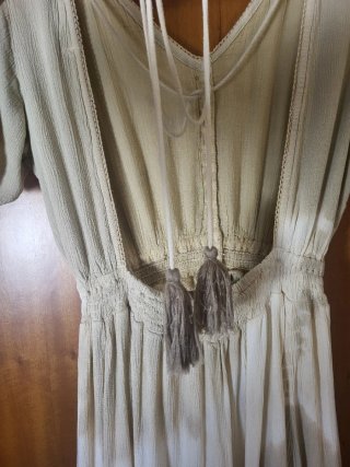 Vestido Natura Vintage Shabby Chic Tam M