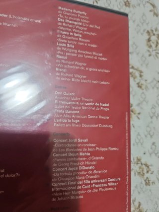 DVD Gran Teatre del Liceu 12/13 a estrenar