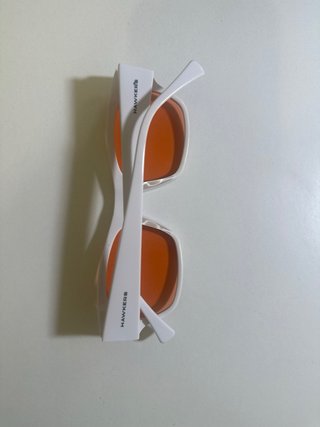 Gafas Hawkers Blancas Naranja impolutas.