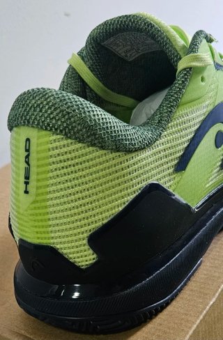 Zapatillas Head Padel Negras y Verdes