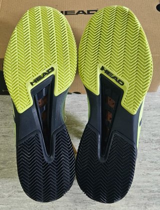 Zapatillas Head Padel Negras y Verdes
