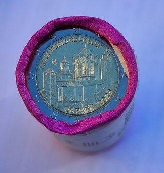 Moneda 2 euros España 2026 Monasterio Poblet SC