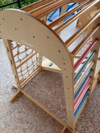 Parque de juegos madera Montessori