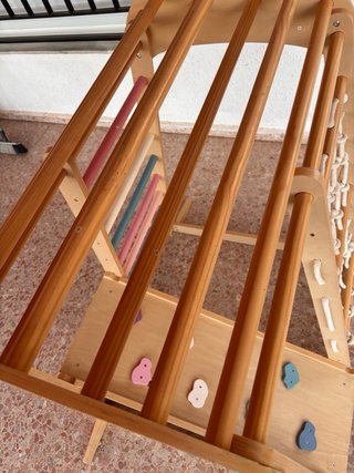 Parque de juegos madera Montessori